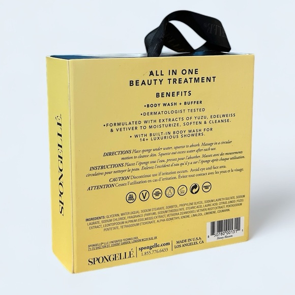 HONEY BLOSSOM Spongellé Boxed Flower Body Wash Infused Buffer - Picture 2 of 3